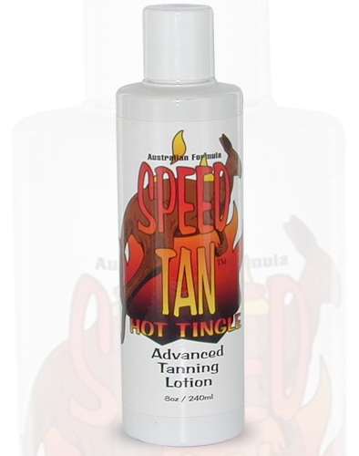 Tingle Tanning Lotion. Speed Tan Hot Tingle is a rich